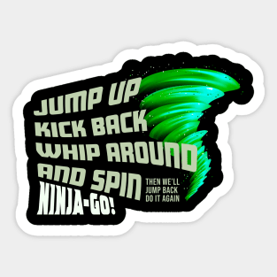 Ninjago Spinjitzu Green Fan-Art Sticker